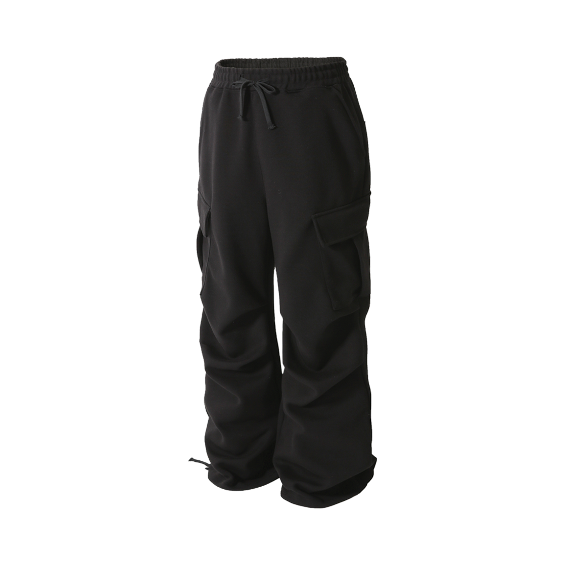 로어링라드 에센셜 파라슈트 카고 팬츠 블랙(ROARINGRAD Es Parachute Cargo Pants Black)