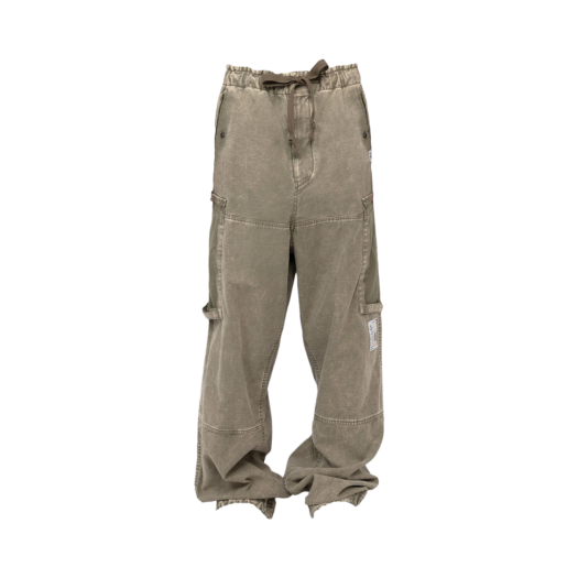 J12PT052-KHAKI Maison Mihara Yasuhiro Cargo Pants Khaki