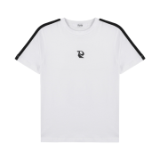 Porta Women Fitted Line Cotton T-Shirt White