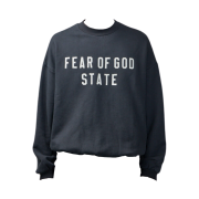 Essentials Heavy Fleece Crewneck Black - 24FW