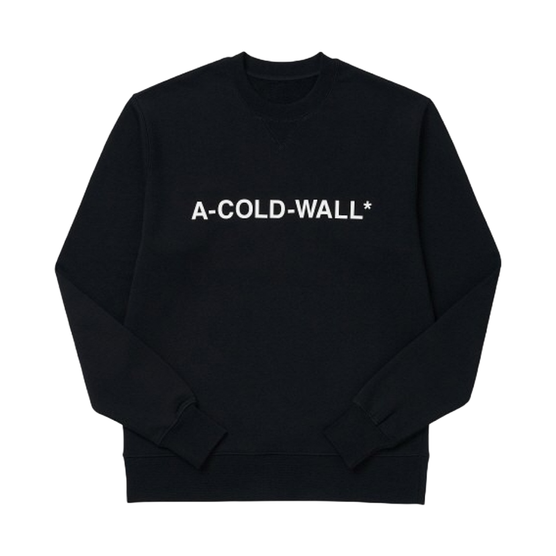 어콜드월 에센셜 로고 크루넥 블랙(A Cold Wall Essential Logo Crewneck Black)