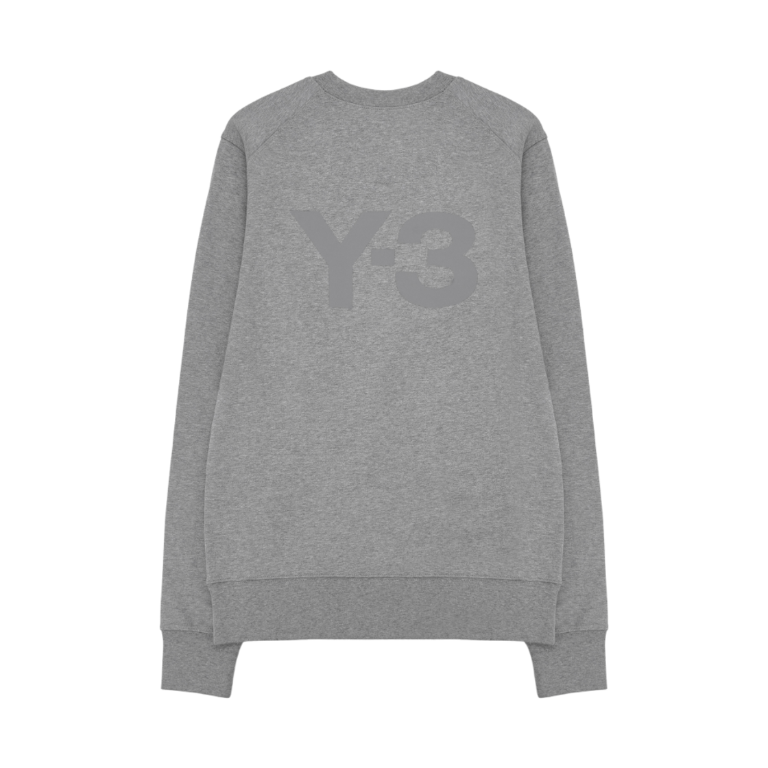 Y-3 클래식 로고 스웨트셔츠 헤더 그레이(Y-3 Classic Logo Sweatshirt Heather Grey) - 1