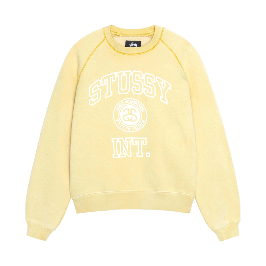 스투시 오버로크 바시티 래글런 크루넥 허니(Stussy Overlock Varsity Raglan Crew Honey) - 1