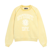 Stussy Overlock Varsity Raglan Crew Honey