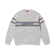 Supreme Chest Stripe Sweater Stone - 23FW