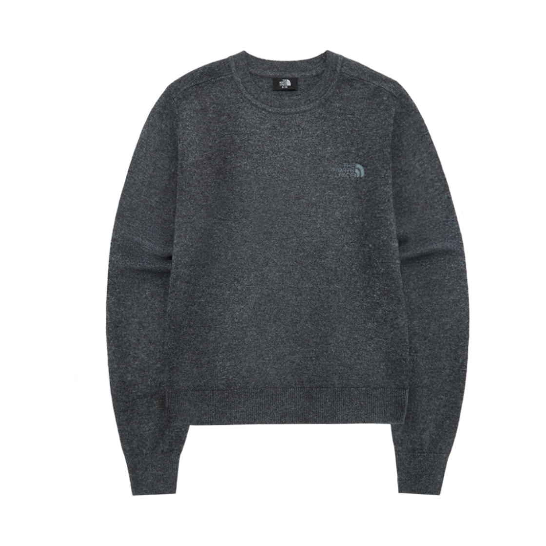 NT7AQ83A (W) The North Face Re:Wool Sweater Dark Gray