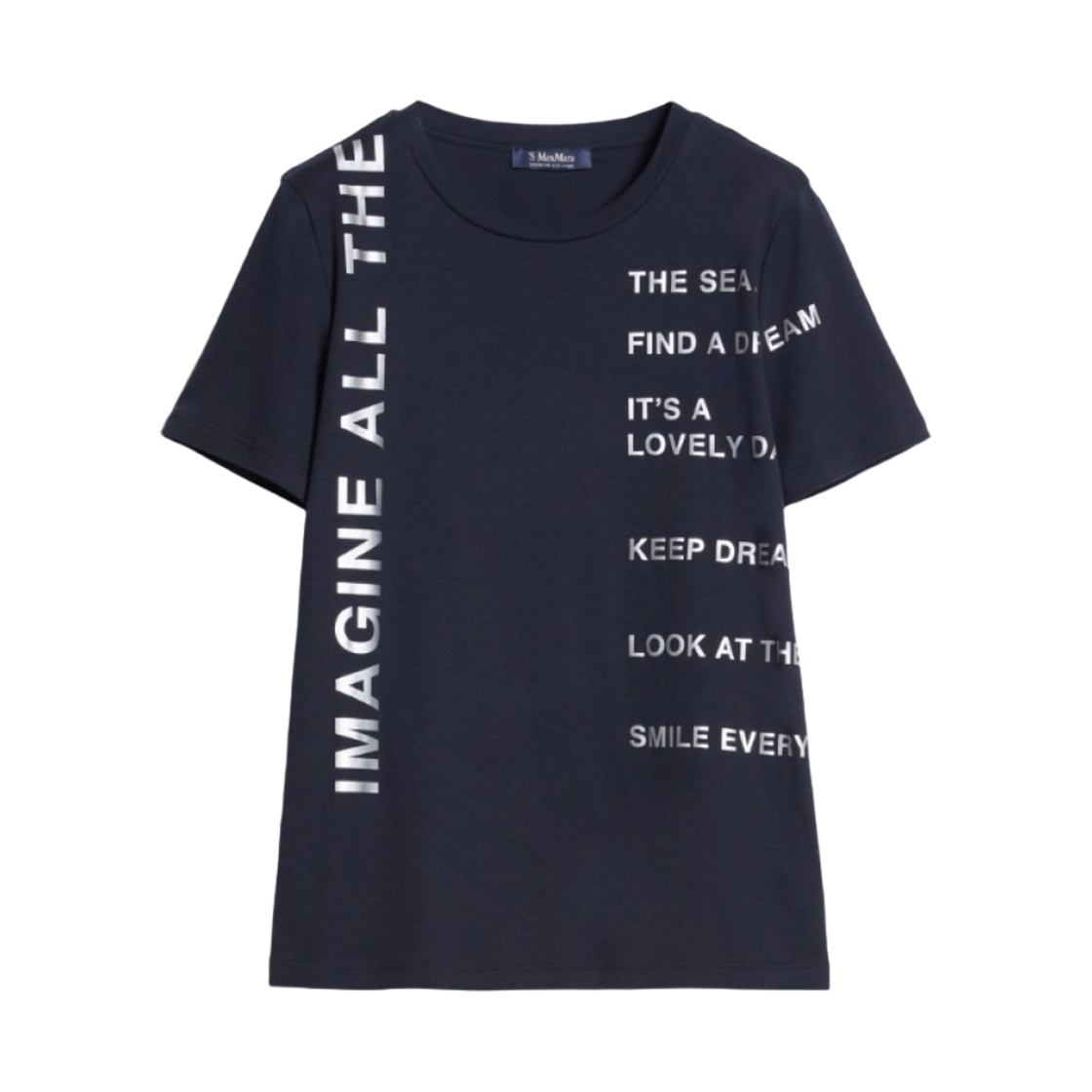 9971033106016 (W) S Max Mara Gilbert Cotton T-shirt Ultramarine
