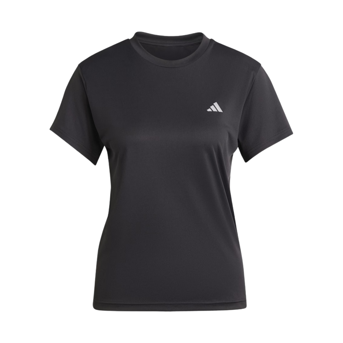 (W) 아디다스 런 잇 티셔츠 블랙 - KR 사이즈((W) Adidas Run It T-Shirt Black - KR Sizing) - 1