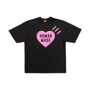 Human Made Heart T-Shirt Black Pink - Harajuku Store Exclusive