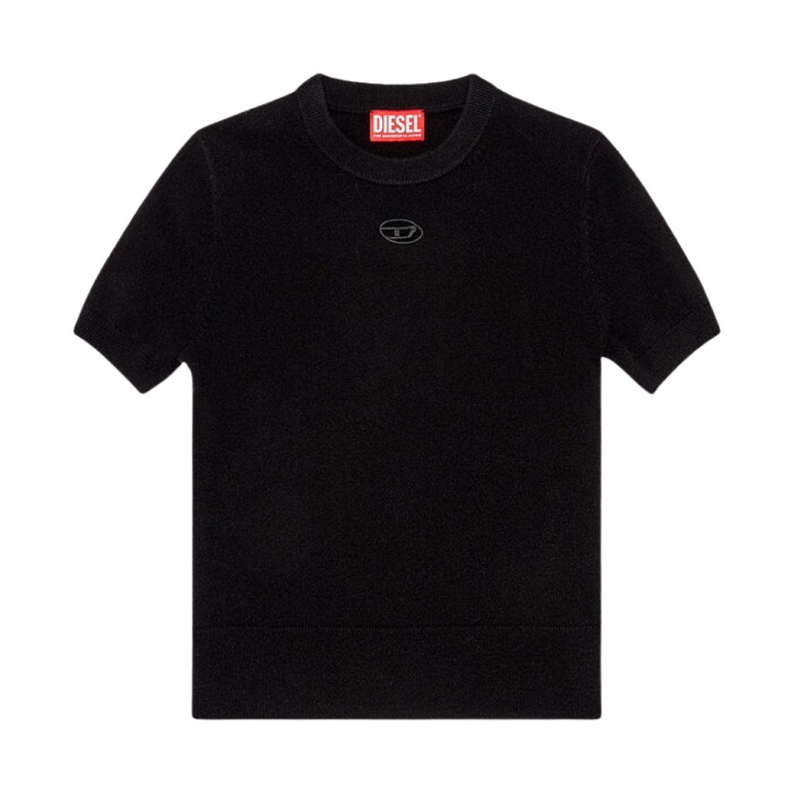 A130140GEAY-9XX (W) Diesel M-Arga Wool and Cashmere Top Black