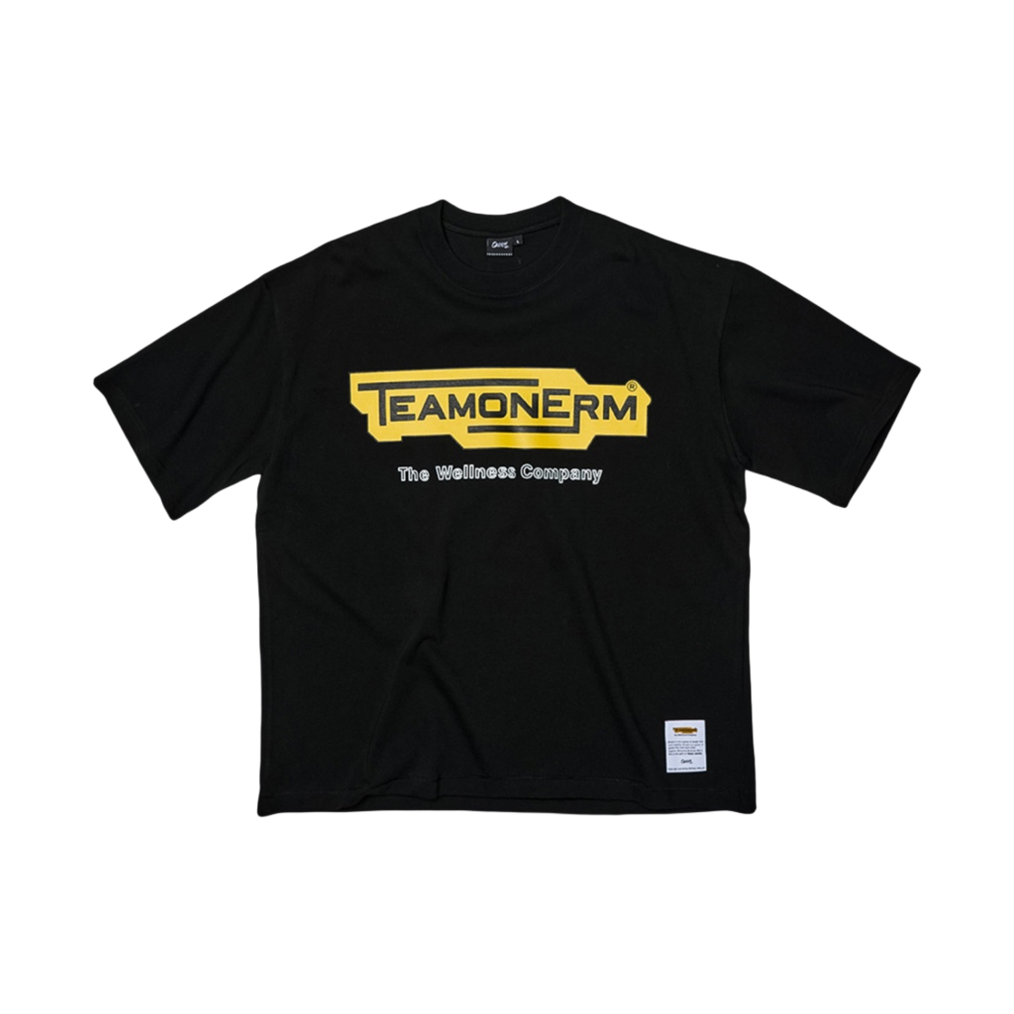 원알엠 테크노 패러디 티셔츠 인디아 블랙(ONERM Techno Parody T-Shirt India Black)