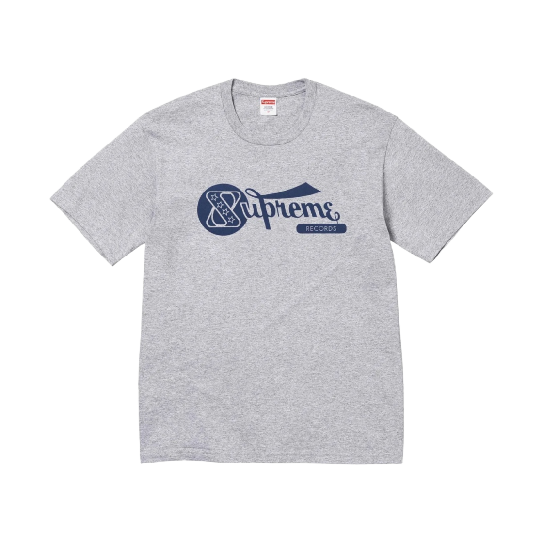 슈프림 레코드 티셔츠 헤더 그레이 - 24SS(Supreme Records T-Shirt Heather Grey - 24SS) - 1