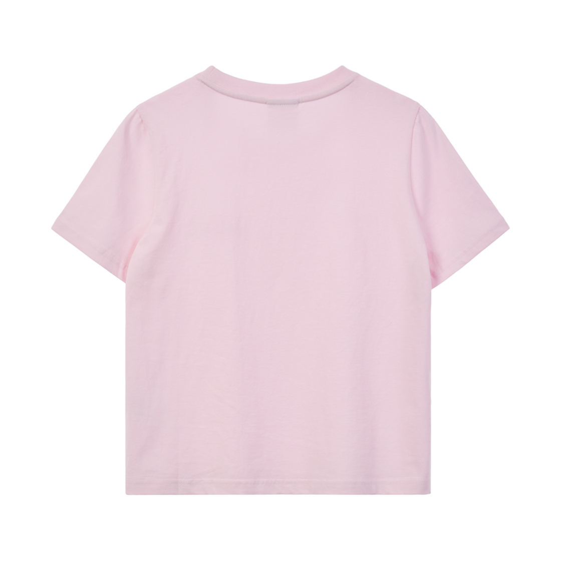 (W) 이미스 아플리케 티셔츠 핑크((W) Emis Applique T-Shirt Pink) - 2