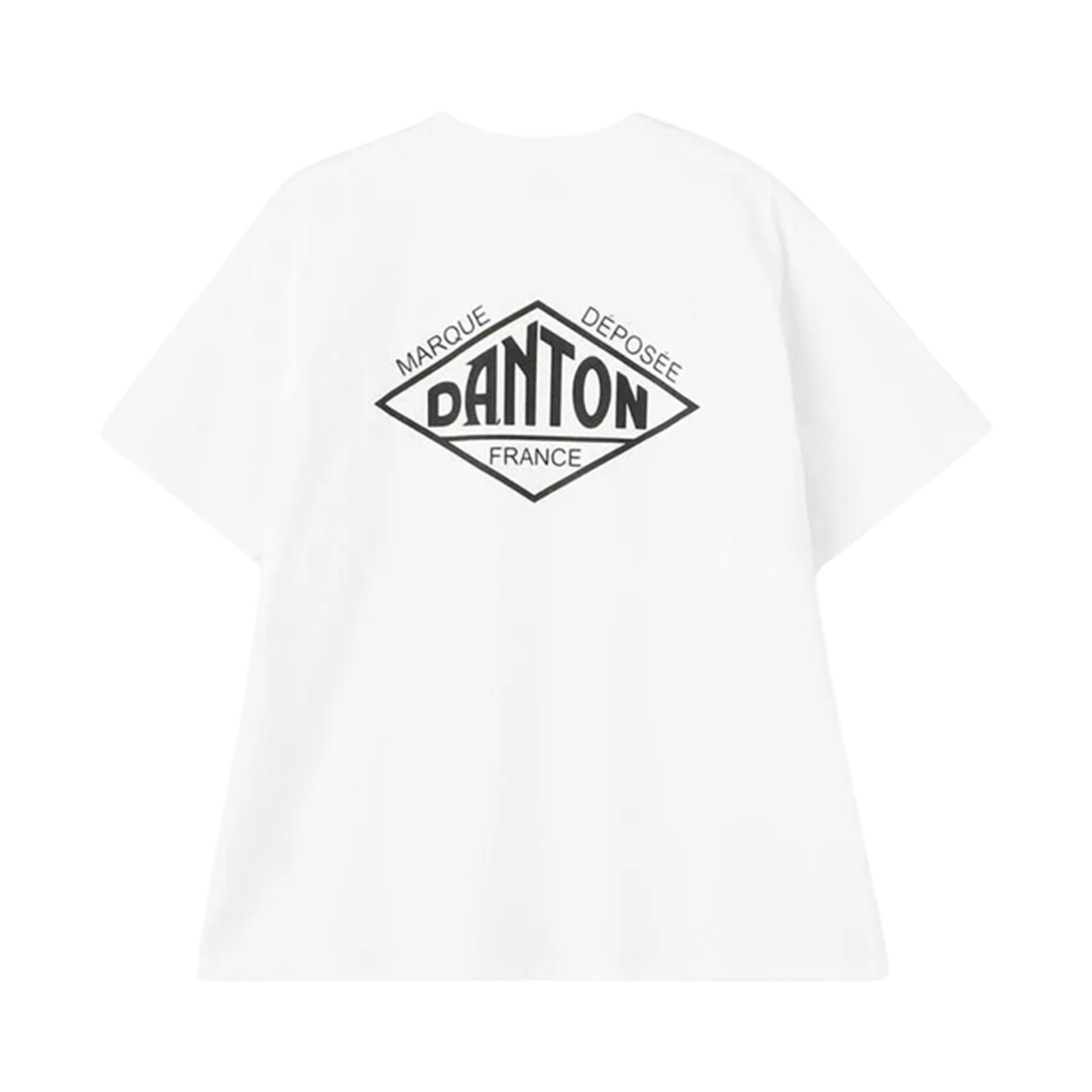 DT-C0188 Danton Short Sleeve Logo 1st T-Shirt White