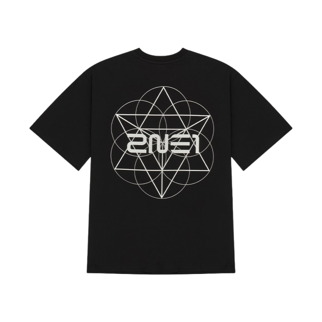 투애니원 심볼 티셔츠 블랙(2NE1 Symbol T-Shirt Black) - 2