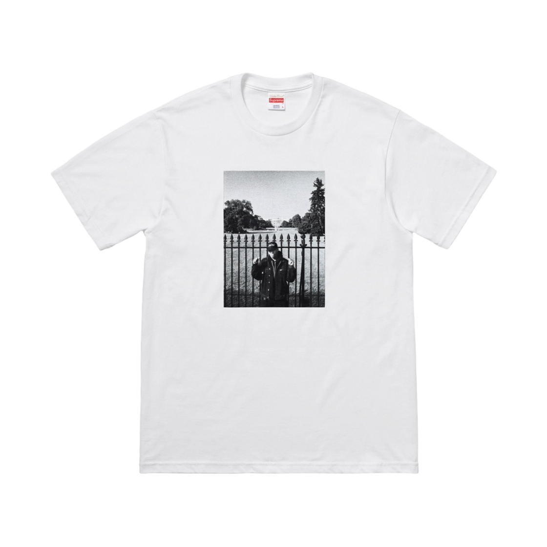 슈프림 x 언더커버 퍼블릭 에너미 화이트 하우스 티셔츠 화이트 - 18SS(Supreme x Undercover Public Enemy White House T-Shirt White - 18SS) - 1