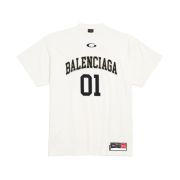 Balenciaga Basketball Series Oversized T-Shirt Off White