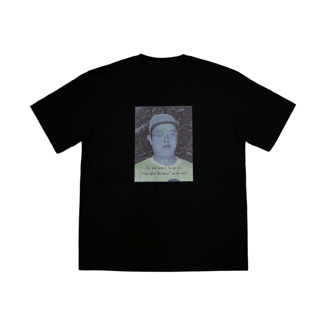 미드나잇 브리즈 x 베이스크림 티셔츠 블랙(Midnight Breeze x Basecream Tee Black)