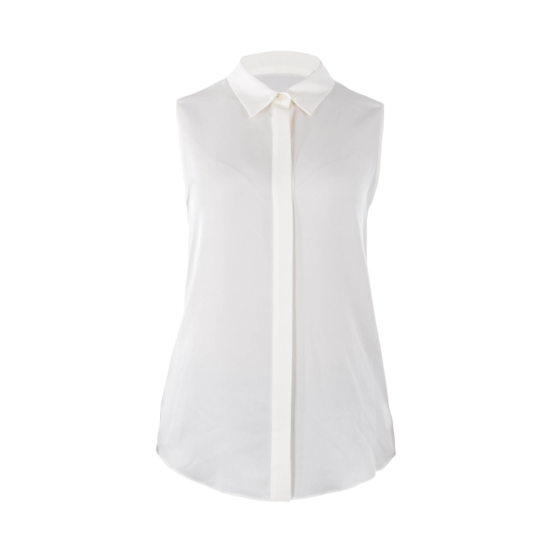 (W) 띠어리 슬리브리스 셔츠 아이보리((W) Theory Sleeveless Shirt Ivory) - 1
