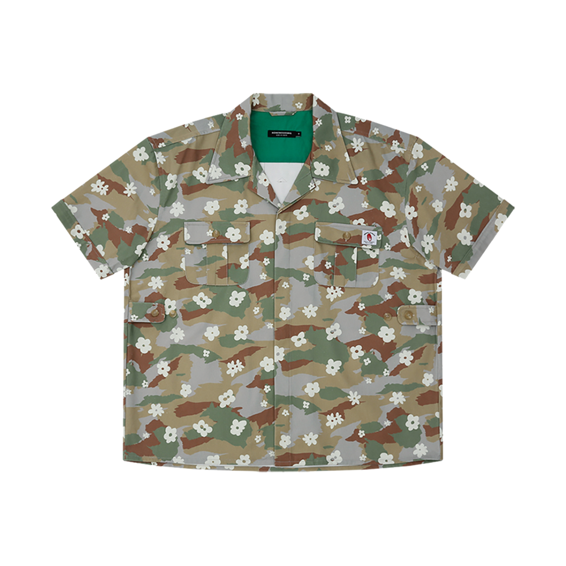 SS24SSH020GY Hongwoosung 2pocket Open Collar Shirts Gray