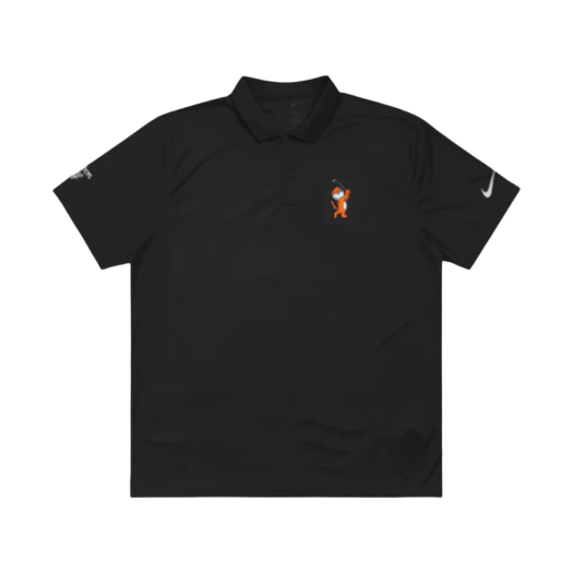 Malbon Golf x Nike Dri-Fit Tiger Buckets Victory Polo Black