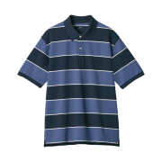 Uniqlo x JW Anderson Dry Pique Stripe Polo Shirt Wide Blue - KR