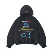 Project G/R Happiness Zip Hoodie Navy