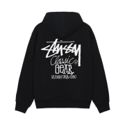 Stussy Classic Gear Hoodie Black