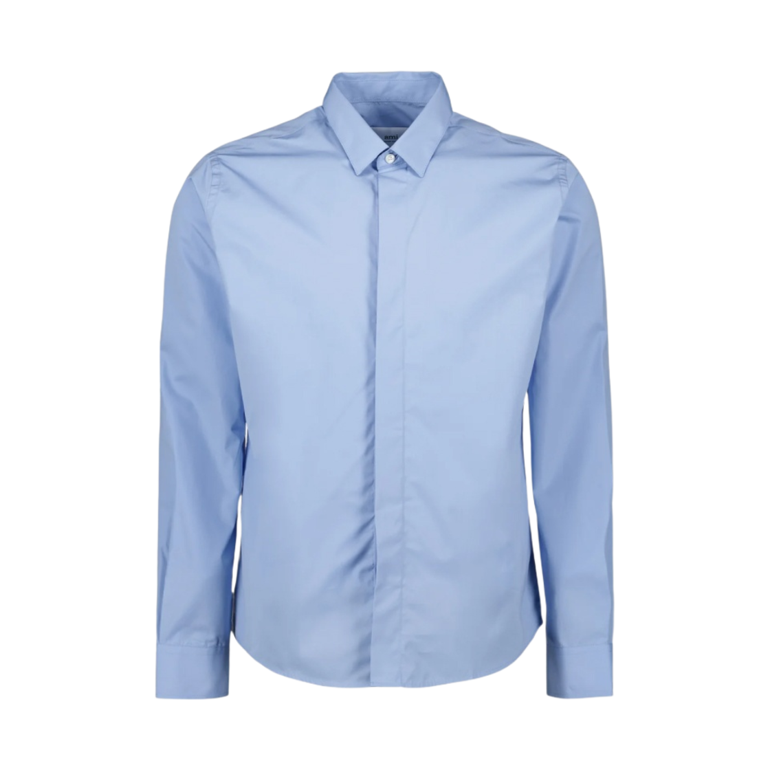 USH150-CO0063-484 AMI de Coeur Tonal Classic Shirt Cashmere Blue - 대표 이미지 #1
