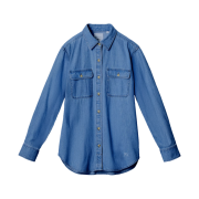(W) Uniqlo x JW Anderson Denim Oversized Shirt Blue - KR