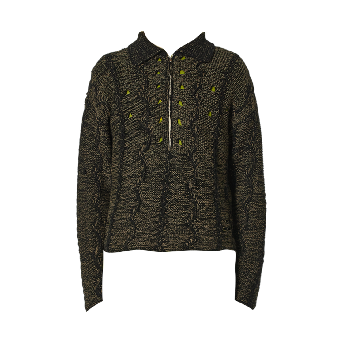 로아 폴로 케이블 니트 브라운(Roa Polo Cable Knit Brown)