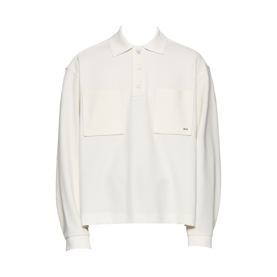 우영미 롱슬리브 폴로 티셔츠 아이보리 - 23FW | Wooyoungmi | KREAM