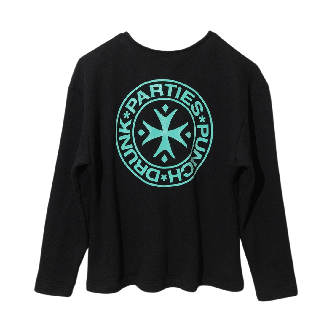 PDPLS04BK Punch Drunk Parties Logo Longsleeve Black