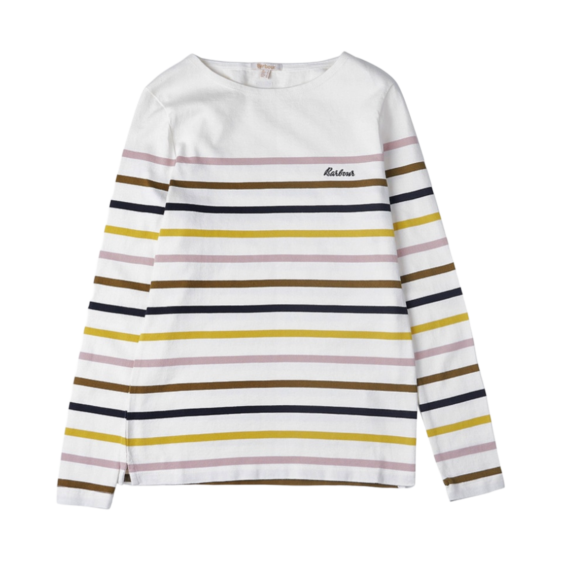 (W) 바버 호킨스 티셔츠 화이트((W) Barbour Hawkins T-Shirt White)