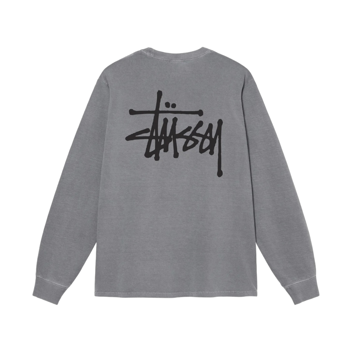 1994838 Stussy Basic Stussy Pigment Dyed LS T-Shirt Grey 2022 - 대표 이미지 #1