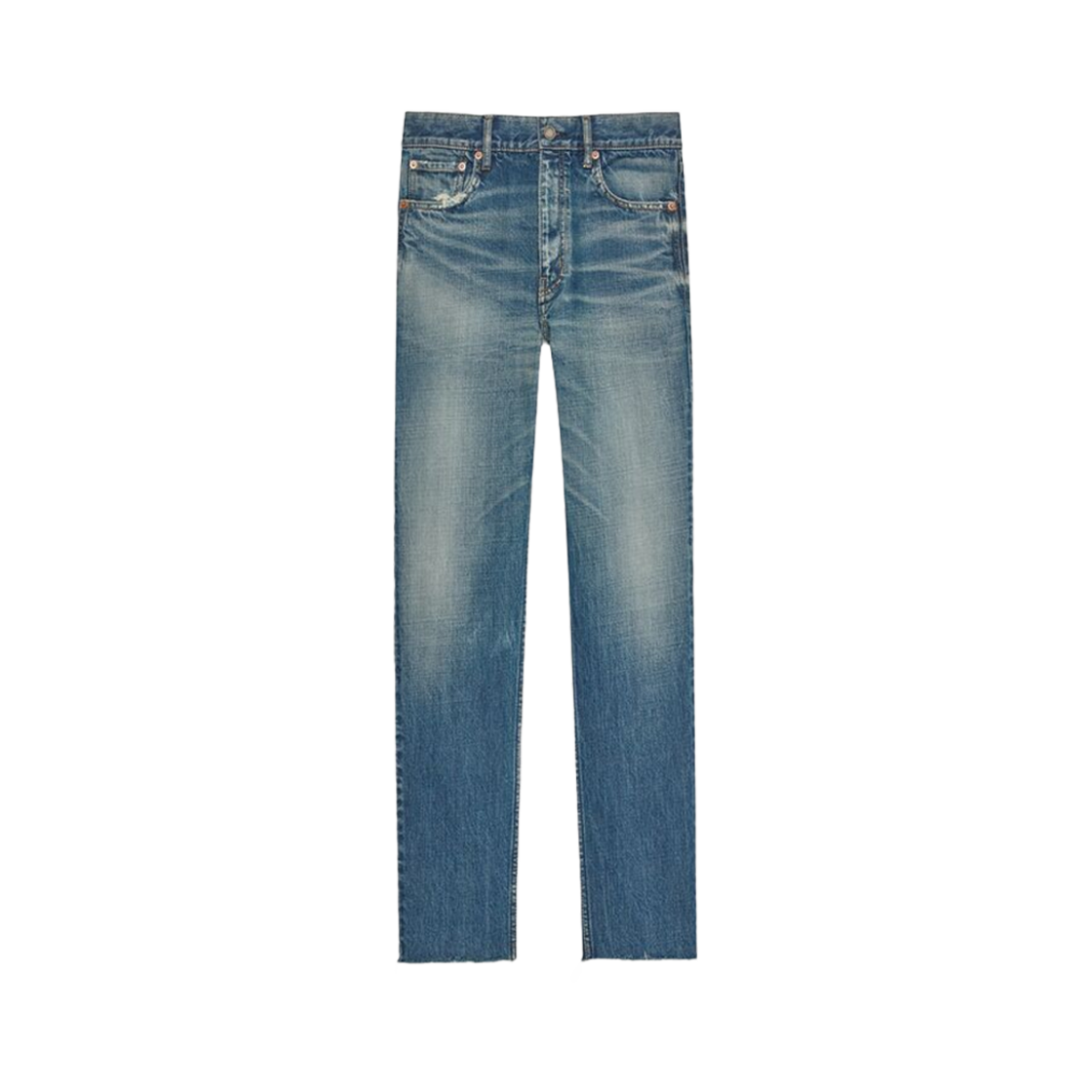 W) 생로랑 스트레이트 진 벤자민 블루 데님 벤자민 블루 | Saint