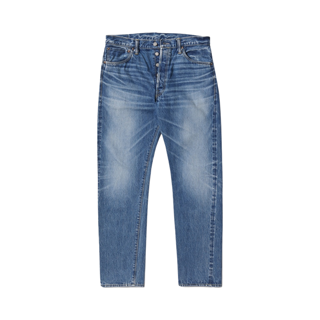 SC42021SW-429 Sugar Cane 14.25 oz. Denim 2021 Aged Model Slim Tapered Dark Washed