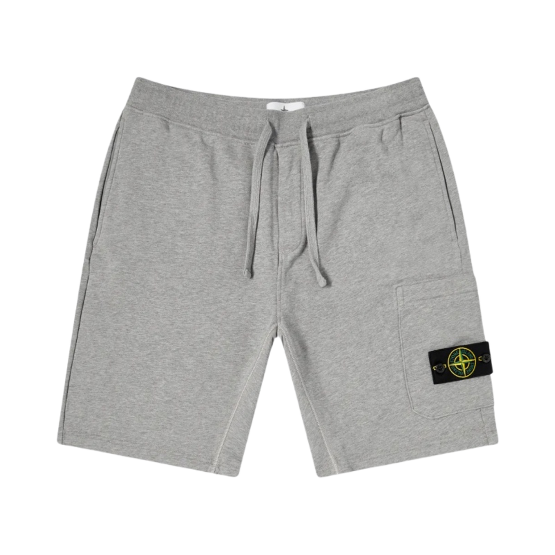 761564651-V0M64 Stone Island 64651 Fleece Bermuda Shorts Melange Grey - 22SS - 대표 이미지 #1