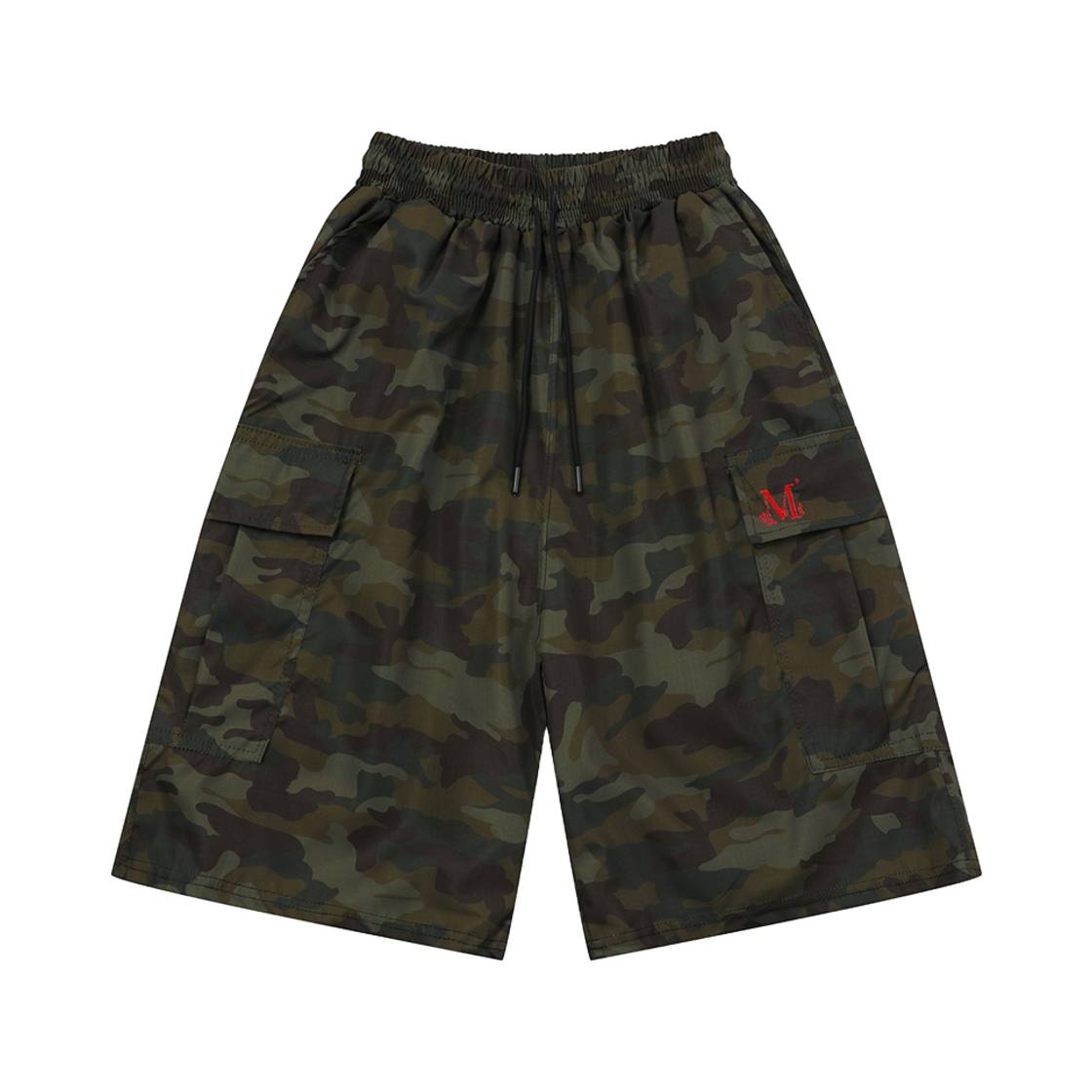 무센트 카모 폴리 버뮤다 하프 팬츠 카키(MUCENT Camo Poly Bermuda Half Pants Khaki)
