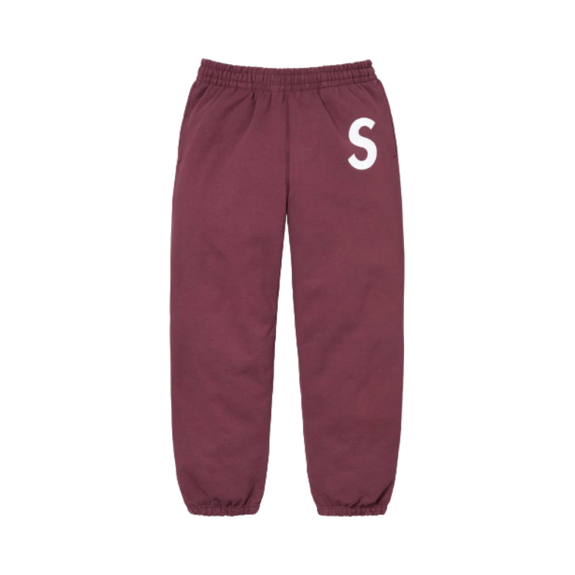 - Supreme S Logo Sweatpant Maroon - 24FW