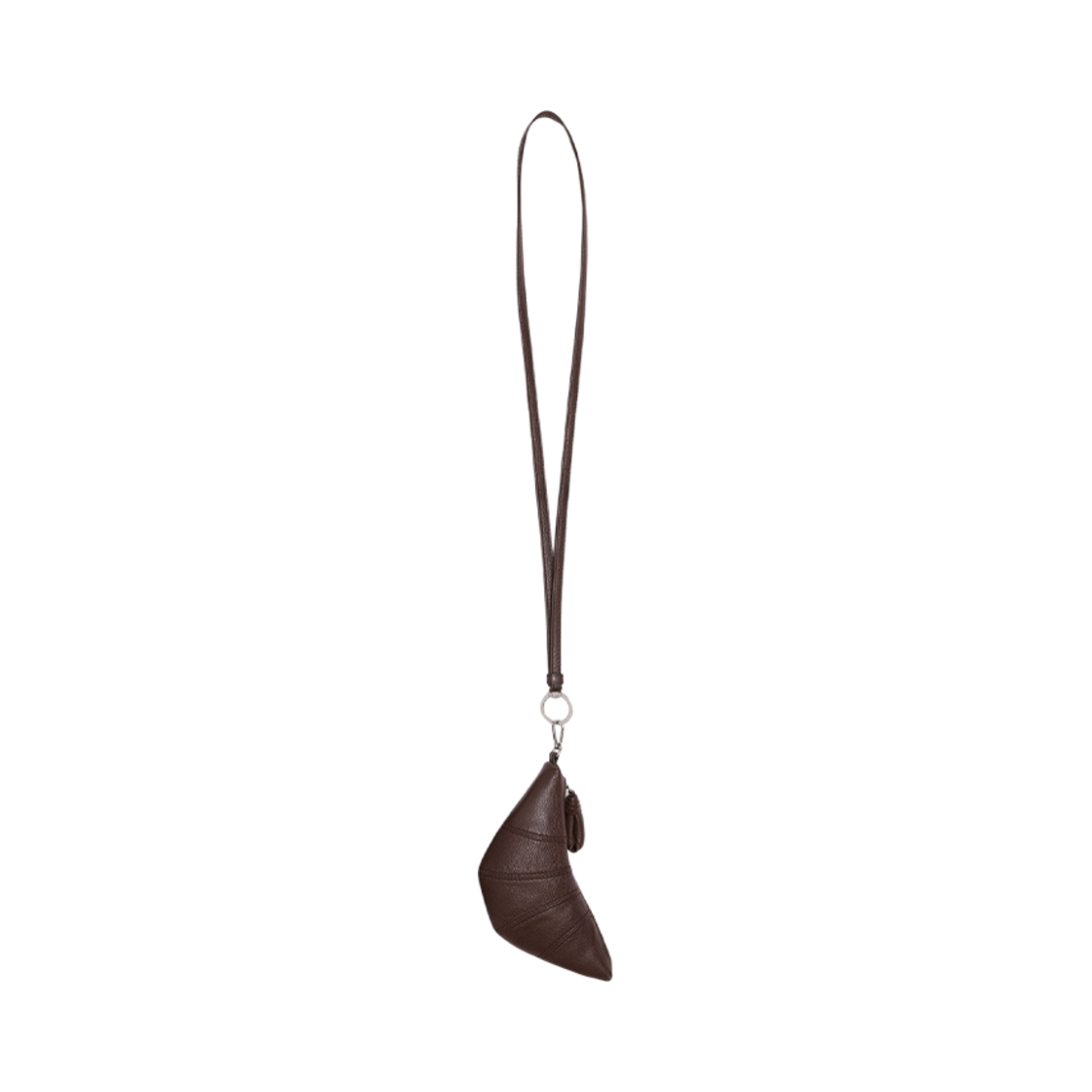 르메르 소프트 그레인드 레더 크루아상 코인 퍼스 네클리스 피칸 브라운(Lemaire Soft Grained Leather Croissant Coin Purse Necklace Pecan Brown) - 1