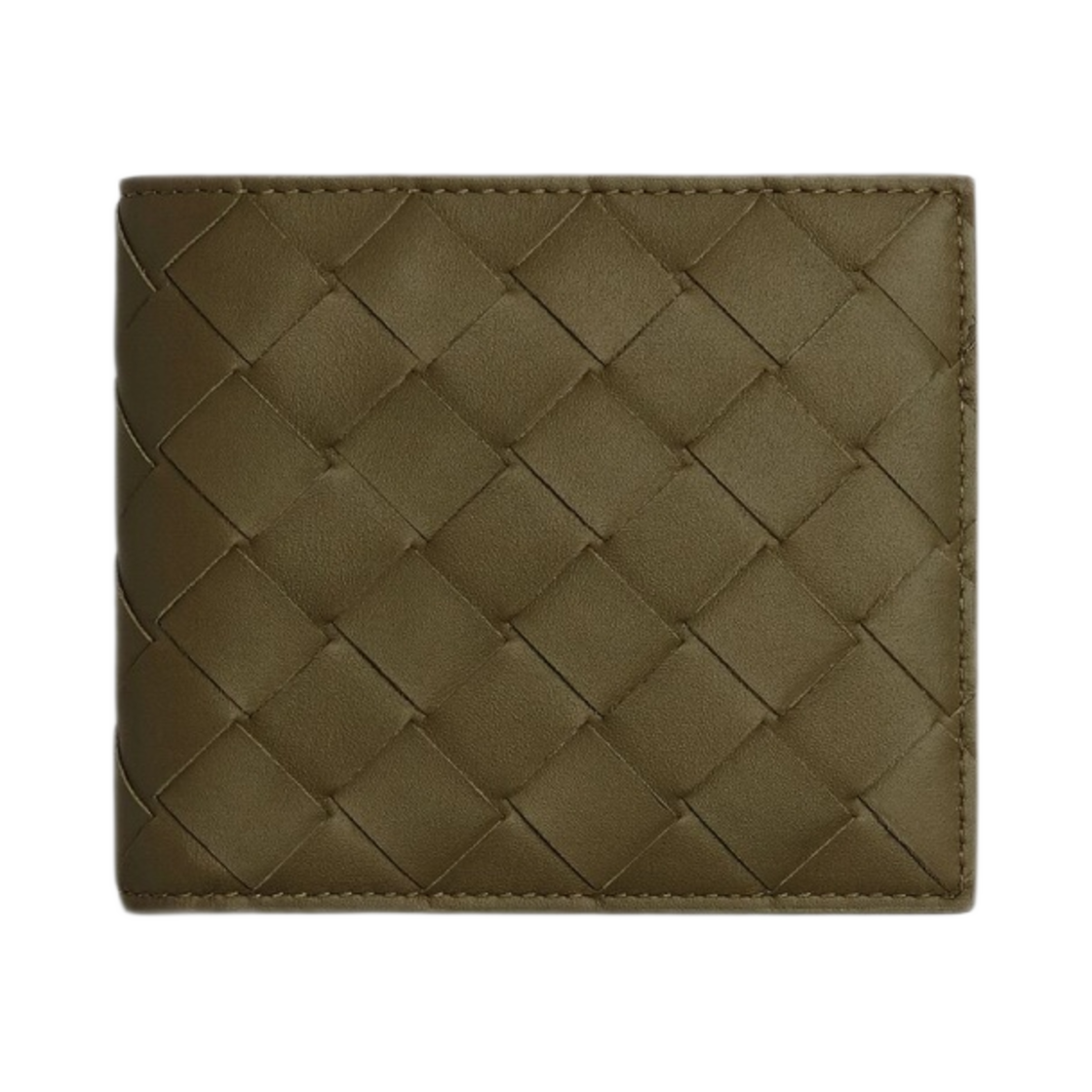 보테가 베네타 인트레치아토 반지갑 머드(Bottega Veneta Intrecciato Bi-Fold Wallet Mud) - 1