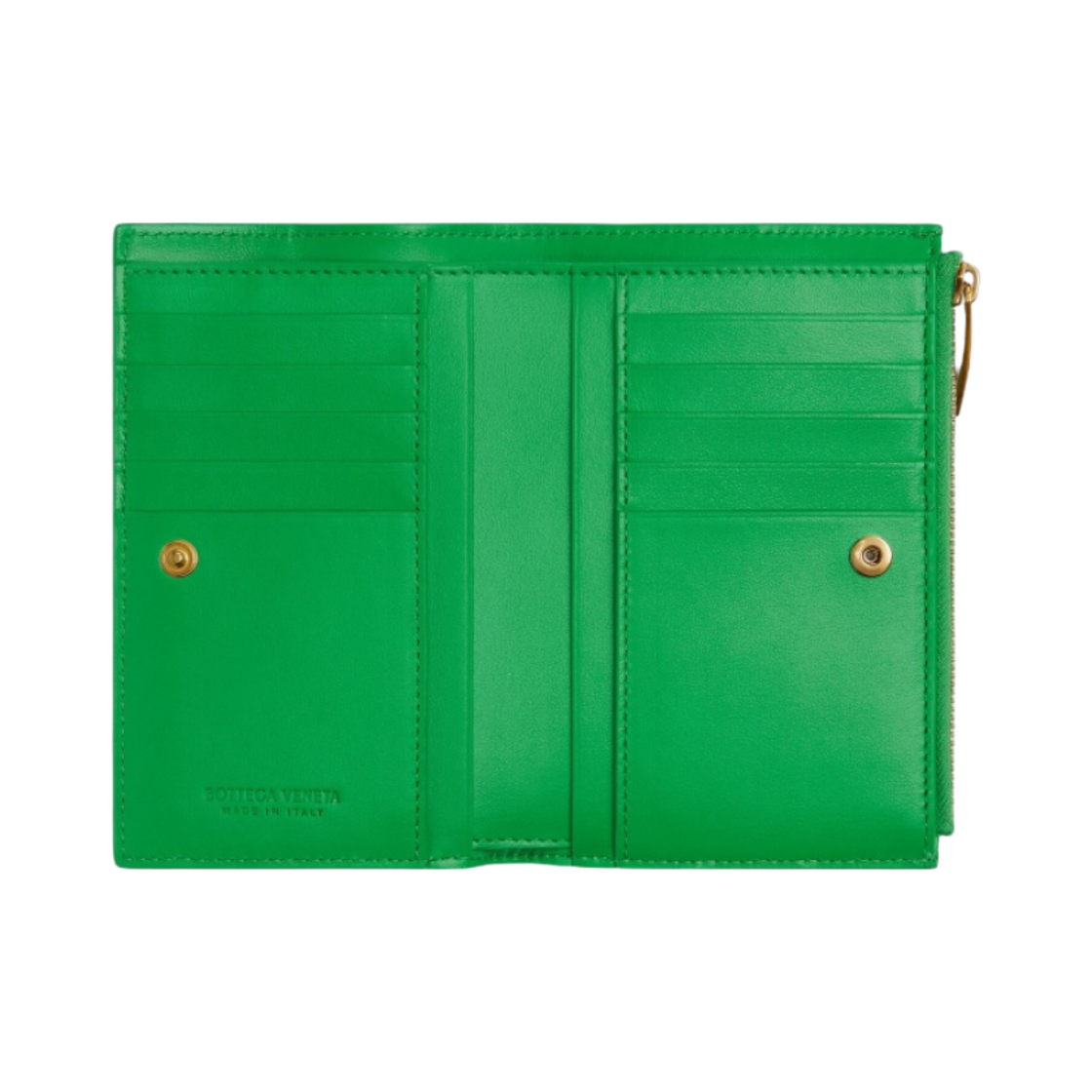보테가 베네타 폴더형 지퍼 지갑 패러킷(Bottega Veneta Bi-Fold Zip Wallet Parakeet) - 2