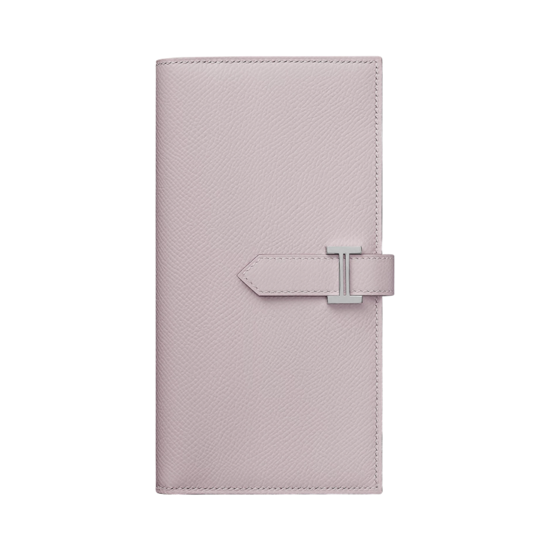 H039785CK09 Hermes Bearn Wallet Epsom & Palladium Mauve Pâle