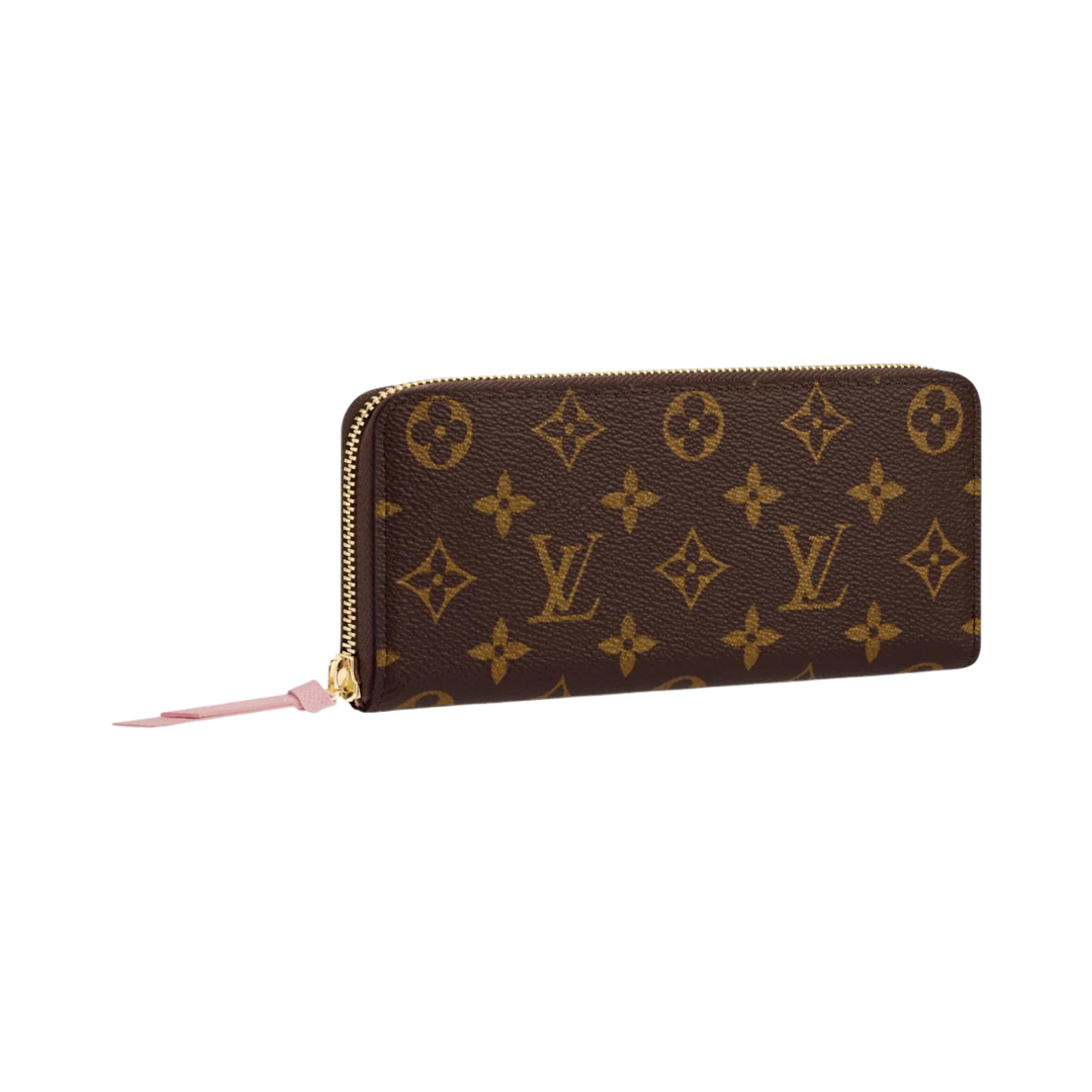 M61298 Louis Vuitton Clemence Wallet Monogram Rose Ballerine Pink