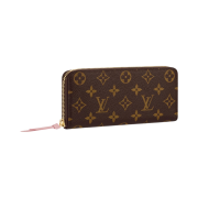 Louis Vuitton Clemence Wallet Monogram Rose Ballerine Pink