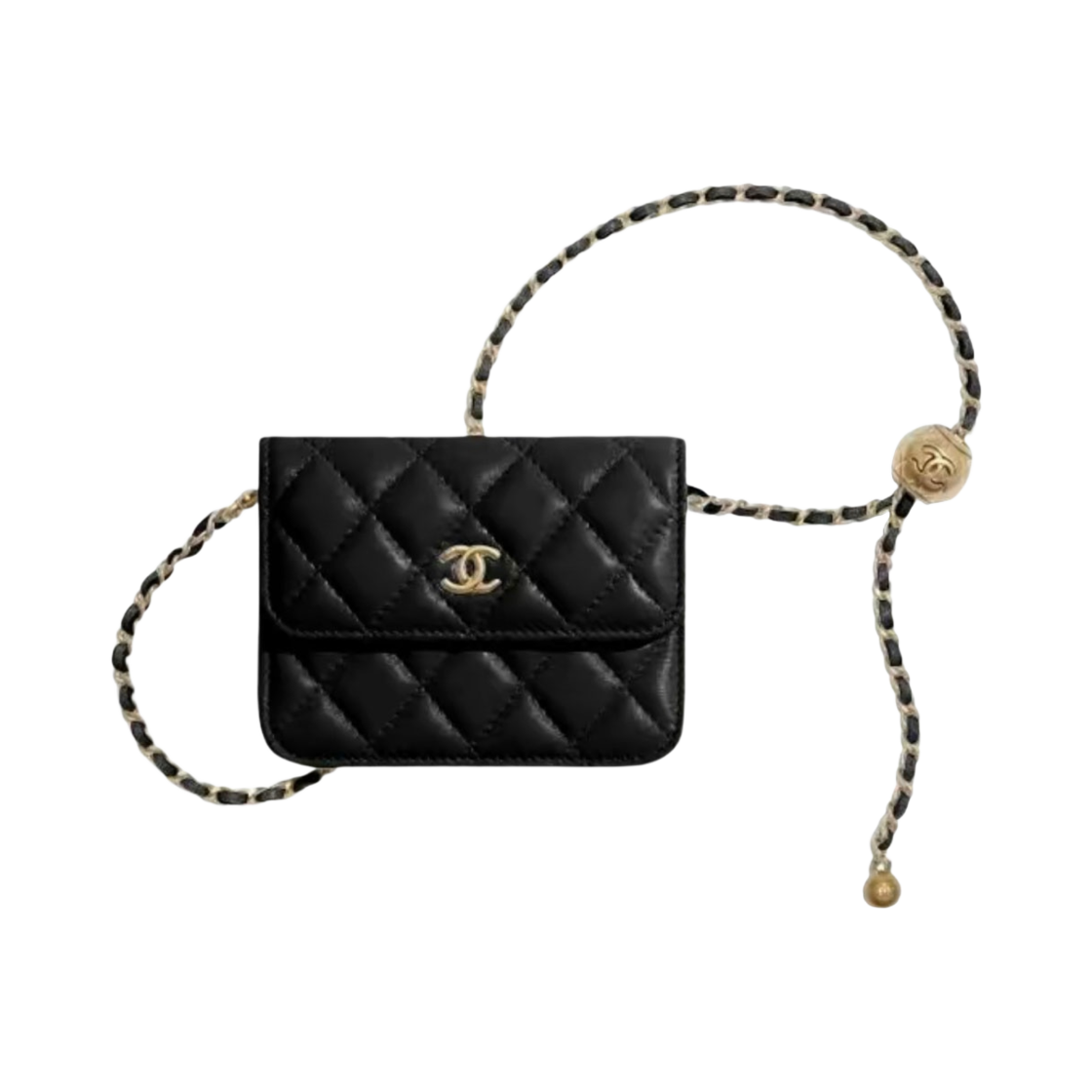 샤넬 체인 미니백 램스킨 & 골드 메탈 블랙(Chanel Clutch with Chain Lambskin & Gold Black) - 1
