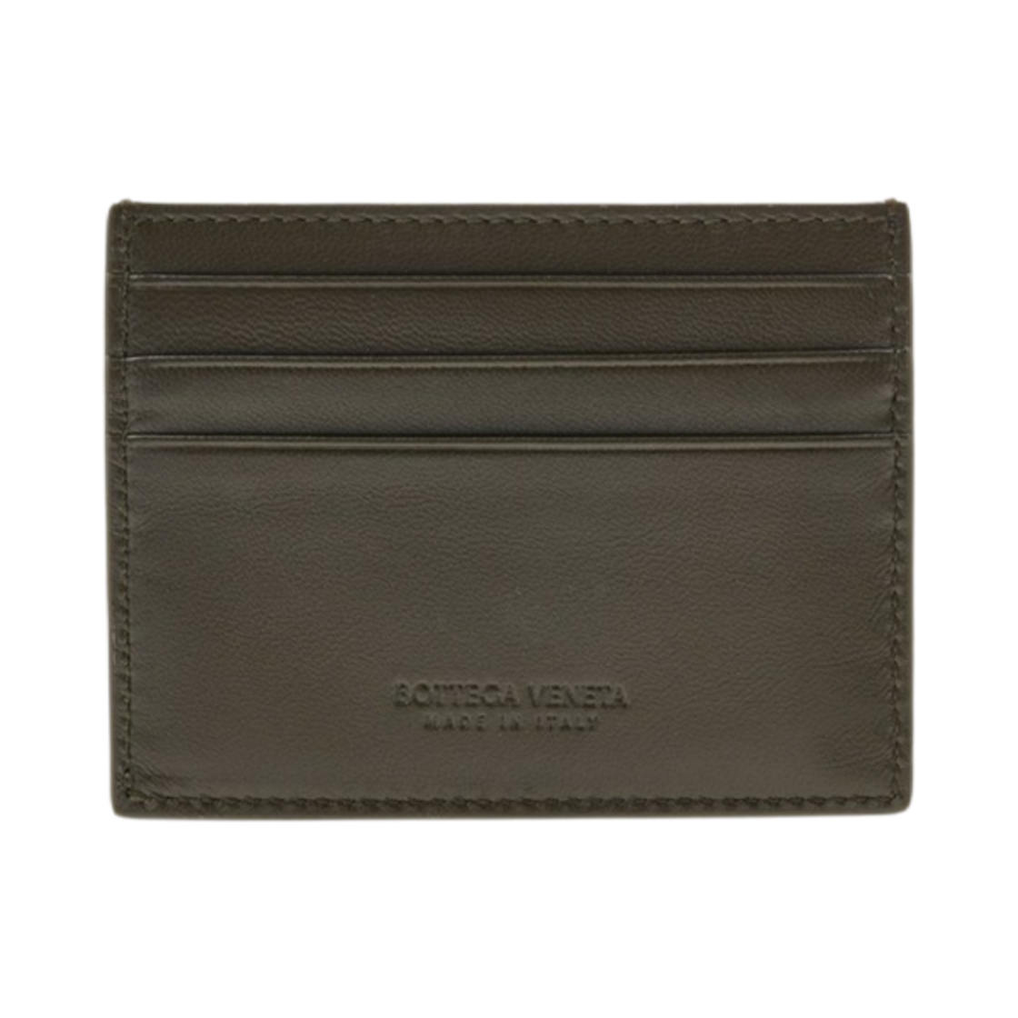 보테가 베네타 인트레치아토 카드 케이스 카키 베이지(Bottega Veneta Intrecciato Card Case Khaki Beige) - 2