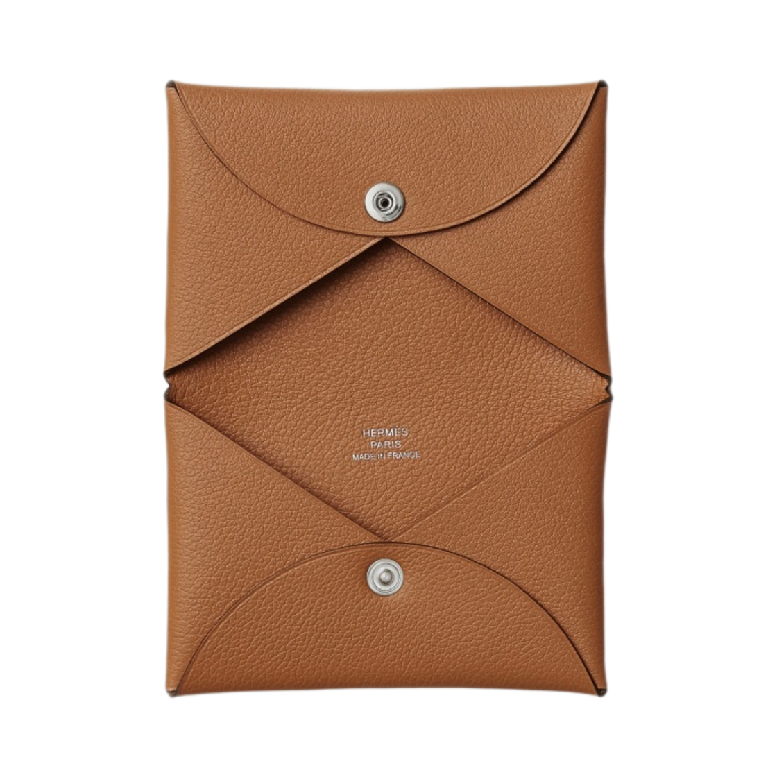 에르메스 칼비 카드 홀더 에버컬러 & 팔라듐 하드웨어 골드(Hermes Calvi Card Holder Evercolor & Palladium Gold) - 2