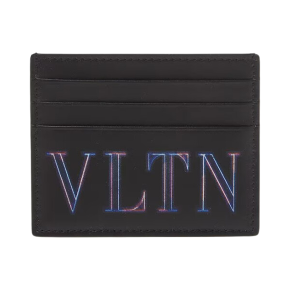 P0S49CWKN78 Valentino VLTN Card Holder Black Multicolor